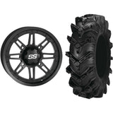 Set of 2 Mounted Wheel and Tire Kit Wheel: 14x7 2+5 4/110 Tire: 37x10-14 6 Ply