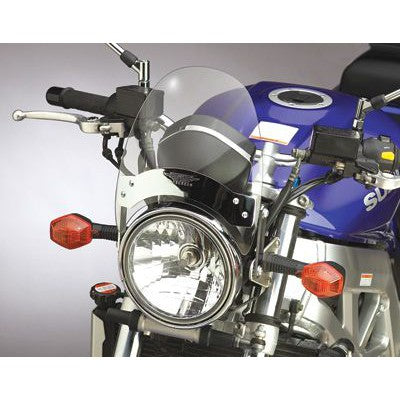 National Cycle Flyscreen Windshield 44-56mm Chrome/Light Tint N2534