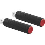 Estriberas rojas moleteadas Arlen Ness 07-938