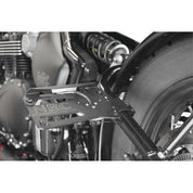New Rage Cycles Side License Plate Mount Black - BOBBER-SIDE