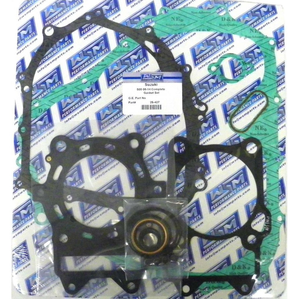 WSM Complete Gasket Kit For Suzuki 500 King Quad 09-14 25-427