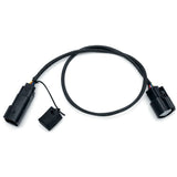 Adaptador de cableado para luz de tapa Kuryakyn Tour-Pak, color negro