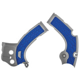Acerbis Silver/Blue X-Grip Frame Guard - 2640271404