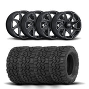 ITP Twister 14" Black Wheels And Ultra Cross R-Spec Tires [29x11-14]