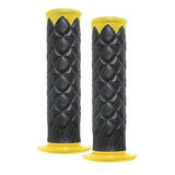 SPIDER SLT YELLOW W/BLACK DIAMONDS 7/8 GRIPS