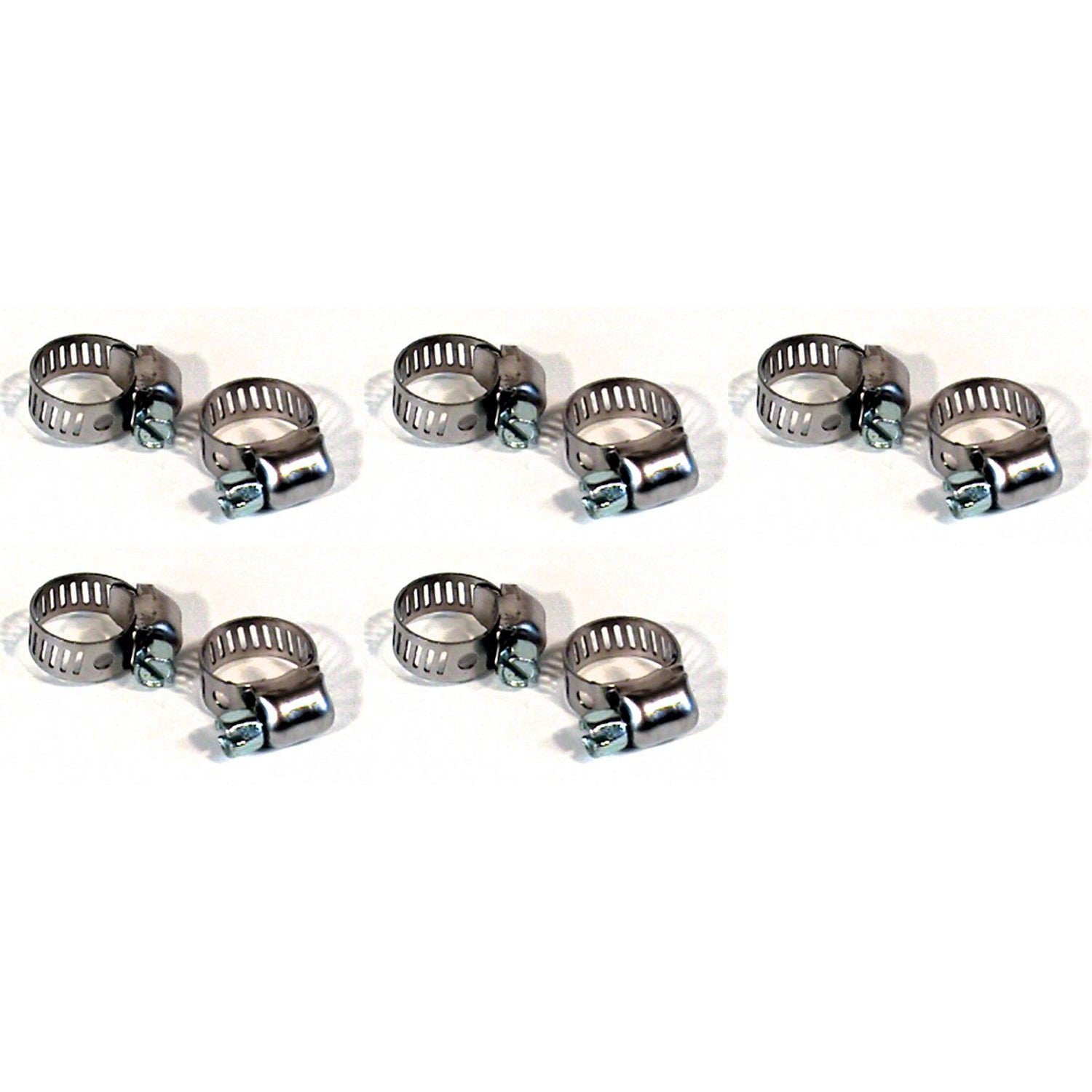 Set of 5 Hose Clamp 1-1/16 Inch To 2 Inch