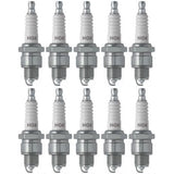 Set of 10 NGK Standard Spark Plugs for Yamaha PW80 2006-1983 Engine 80cc