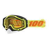 100% Gen1 Racecraft Snow Goggles Attack with Yellow Lens - 50103-026-02