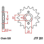 Front & Rear Sprocket Kit for HONDA XL600 RM-G-PD04 86-88 JT Sprockets