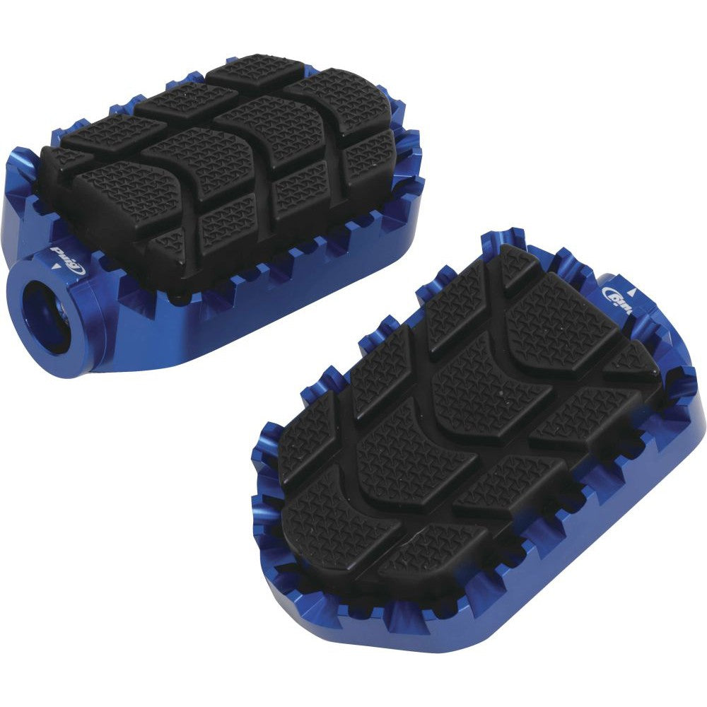 Puig Enduro Footpegs Blue - 7587A