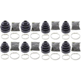 Complete Front & Rear Inner & Outer CV Boot Repair Kit for Yamaha 660 RHINO 2004