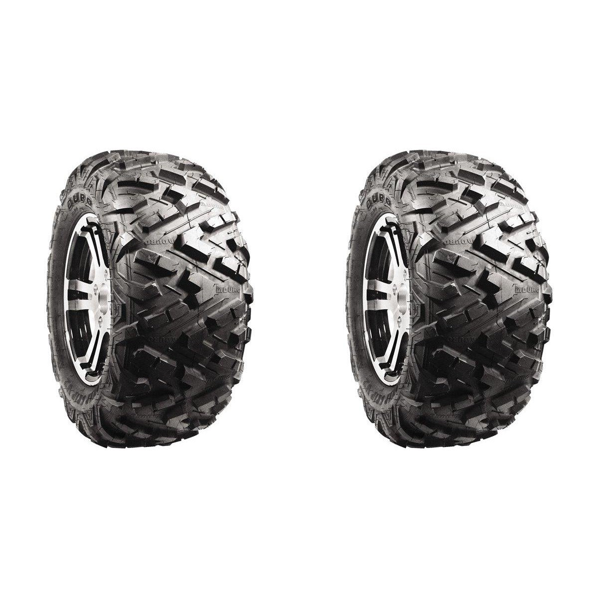 Set of 2 DURO Power Grip V2 Di2039 Radial Rear Tires 27x11R-14 6-ply