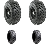 Set of 4 ATV DURO Tires (Frontier DI2037 Radial 25x8R-12 Front, 25x10R-12 Rear)
