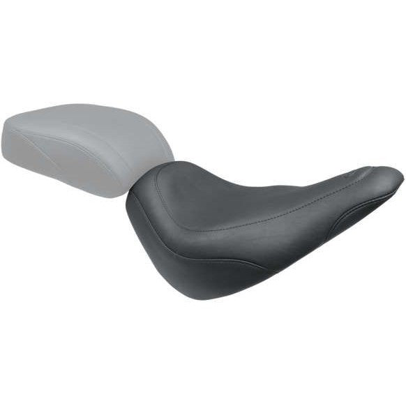 Mustang Wide Tripper Solo Smooth Seat Black For Harley-Davidson Softail Slim FLSL 107 2018-2021 75063