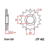Steel Front Sprocket 15T for Street BMW F650 GS Dakar 2001-2005