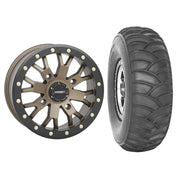 Set of 2 Mounted Wheel and Tire Kit Wheel: 15x7 6+1 4/137 Tire: 32x10-15 2 Ply