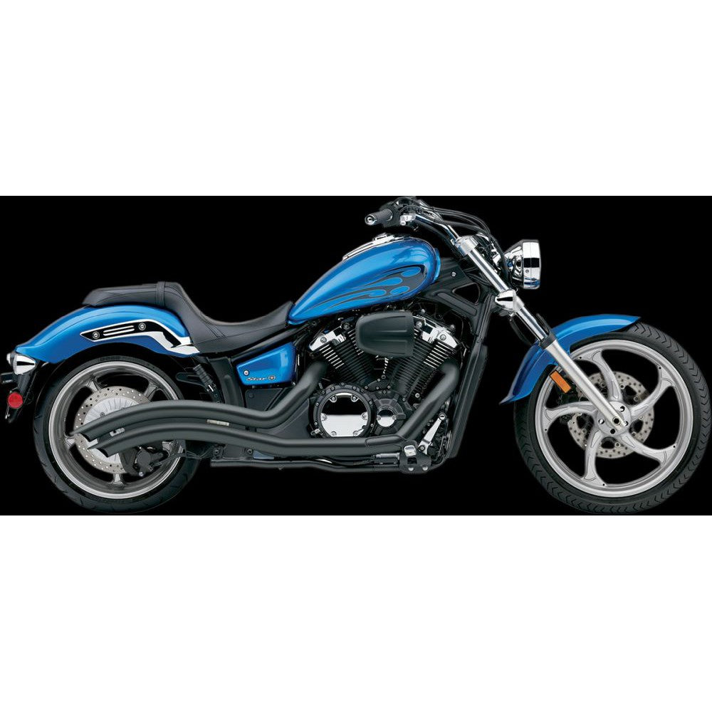 Cobra Swept Exhaust Black - 2230B
