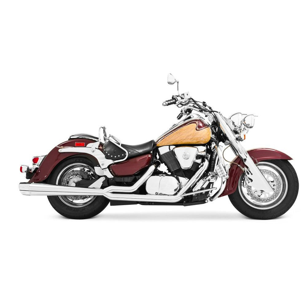 Freedom Performance Combat 2 into 1 System Exhaust Chrome With Chrome Tip MS00013
