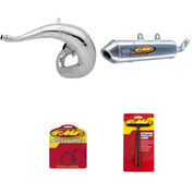 Turbinecore 2 Silencer Gnarly Exhaust Pipe & O-Ring Kit for KTM 250 SX 2005-2010