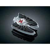 KURYAKYN CHROME WIDOW PEGS WITHOUT ADAPTERS FOR HARLEY OEM STOCK PEGS 4492
