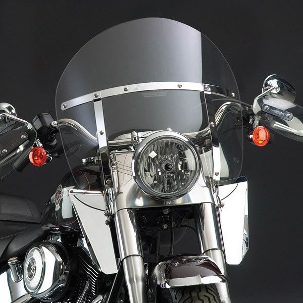 National Cycle Clear SwitchBlade Chopped Quick Release Windshield With Mount Kit, Covered Forks