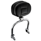 Kuryakyn Chrome Driver Backrest Pad Support Quick Detach Harley Softail 8987