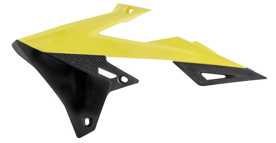 Acerbis Yellow/Black Radiator Shrouds for Suzuki - 2686491017