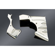Harley FLHX 2007-2008Transmission Shroud For True Dual Headers Chrome Kuryakyn