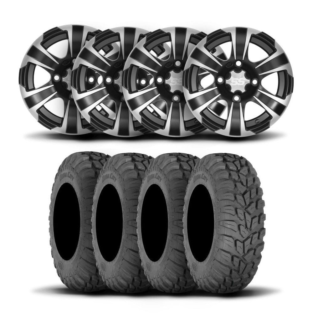 ITP SS312 12" Wheels And DuraCity Tires [25x8R-12]