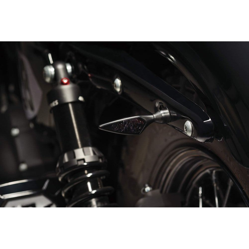 Kuryakyn Micro Rhombus Marker Lights Satin Black 2547