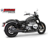 Freedom Performance 4.5" Slip-On Exhaust Straight Cut Black Chrome Tip For BMW R18 2021