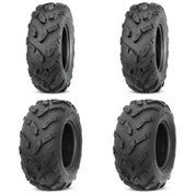 Set of 4 ATV QUADBOSS Tires (QBT671 25x8-12 Front, 25x10-12 Rear)