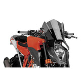 Parabrisas Puig Naked Bike Standard Ahumado Oscuro - 7014F