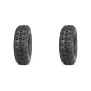 Set of 2 QUADBOSS QBT738 Front Tires 22x7-10 4-ply