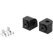 Puig Adjustable Footpeg Adaptors Passenger Black - 20249N