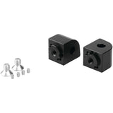 Puig Adjustable Footpeg Adaptors Passenger Black - 20249N