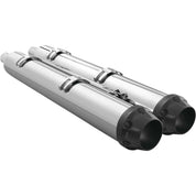 Freedom Performance American Outlaw Slip-On Muffler 4.5" Chrome/Black - IN00239
