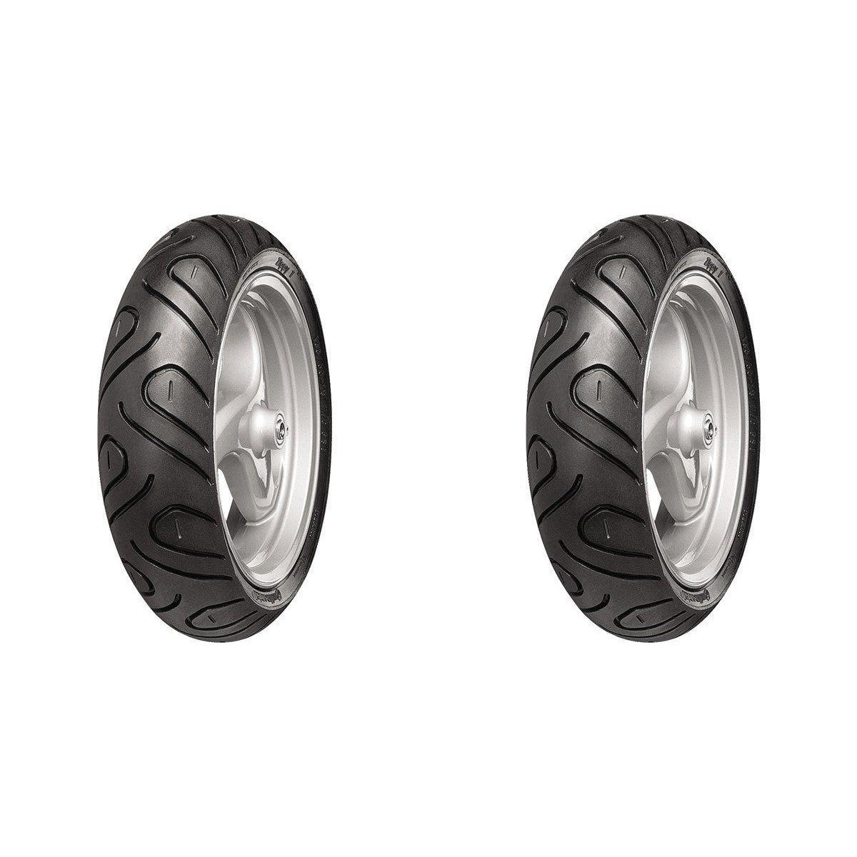 CONTINENTAL Zippy 1-Performance Scooter Front/Rear Tire Set, 3.50-10