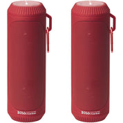 Boss Audio Systems Bluetooth Portable Stereo Speaker System Red