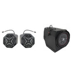 SSV Works 6.5'' Kicker Speakers W/ 10" Kicker Subwoofer Enclosure For Polaris General 1000 16-22
