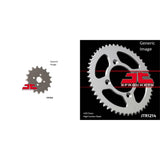Kit de piñones de acero delanteros y traseros JT SPROCKETS para todoterreno HONDA CR80R 1984