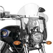National Cycle Clear SwitchBlade Shorty Quick Release Windshield With Mount Kit, Straight Forks