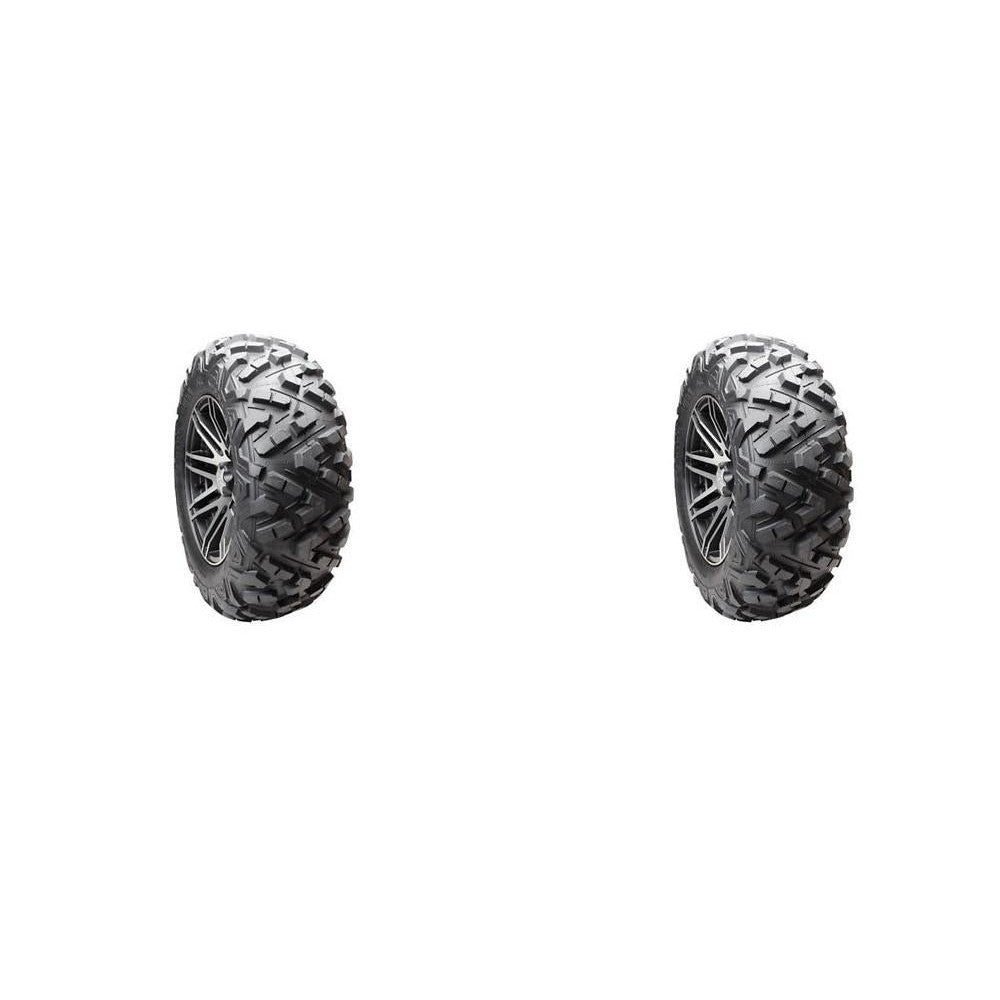 Set of 2 DURO Power Grip V2 Di2039 Radial Front Tires 27x9R-14 6-ply