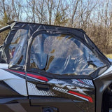 Falcon Ridge Black Canvas Soft Upper Doors With Zipper For Kawasaki Teryx 2020-2022