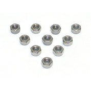 WSM Nylon Lock Nut 5mm Stainless - Pack Of 10 014-700