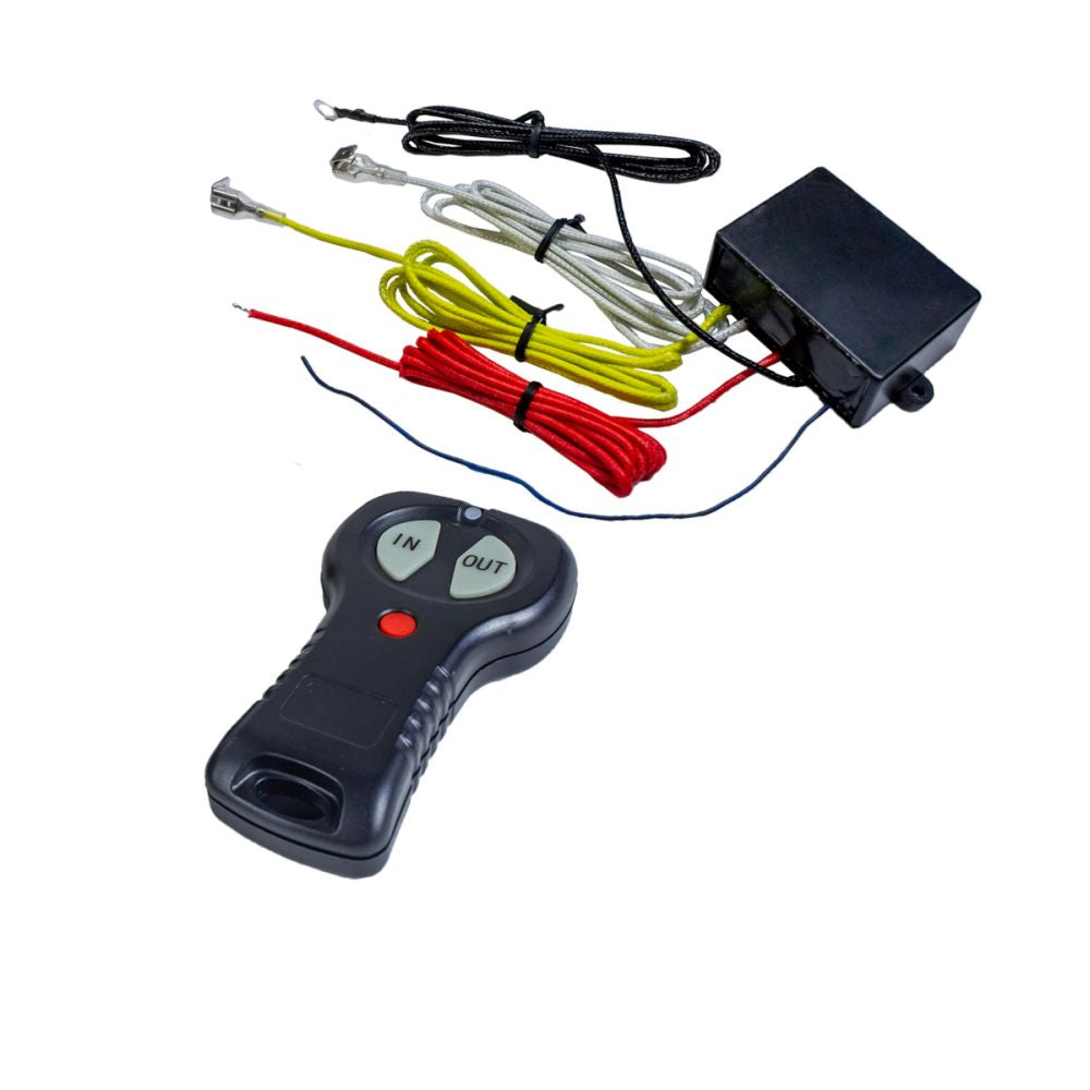 Viper V2 ATV Winch Kit 4500 lb Standard Spool With 40 Feet Red Synthetic Rope With Mount