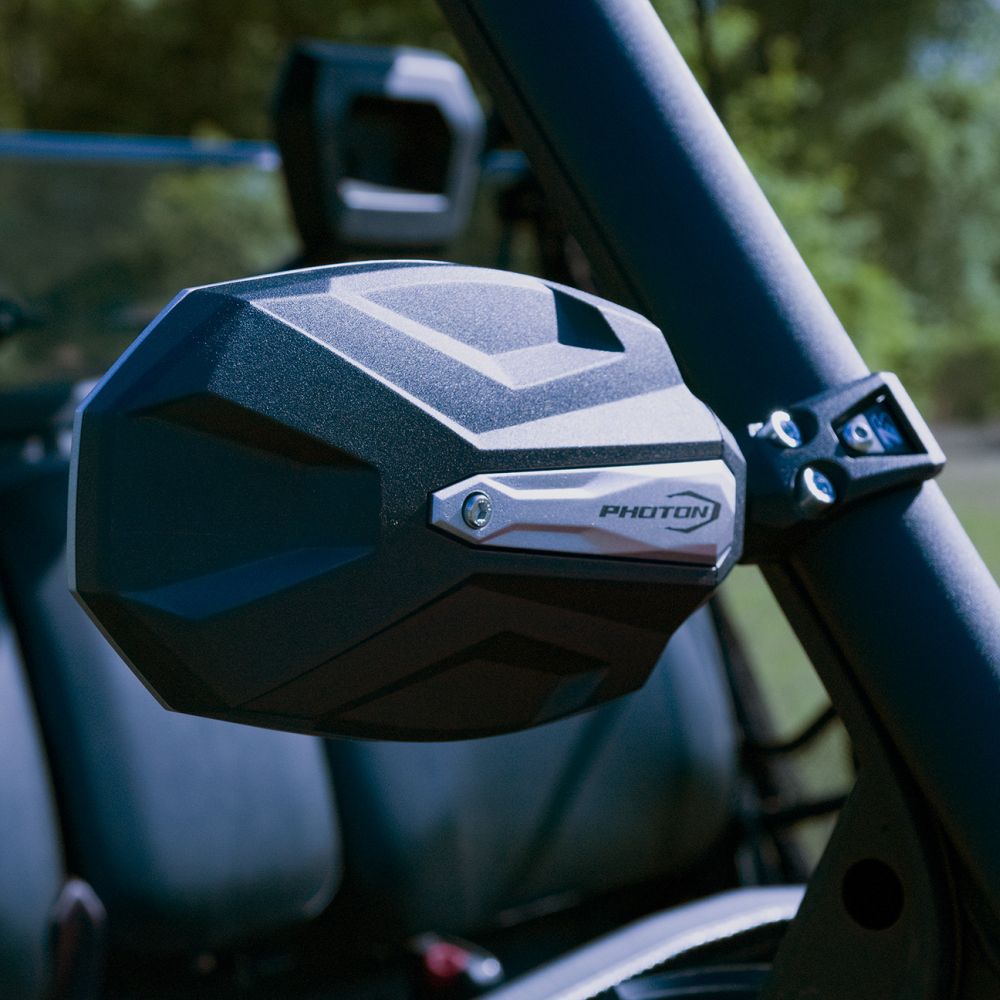 Seizmik Photon Side View Mirrors with Cast Aluminum Body & Bezel 56-18109
