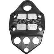 Modquad Handlebar Clamps with Key Guard Black