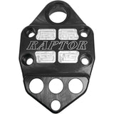 Modquad Handlebar Clamps with Key Guard Black