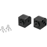 Adaptadores de estriberas ajustables Puig para pasajero negro - 20250N